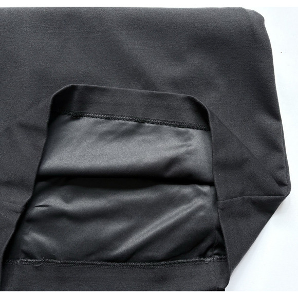 NEW Express Bodycon Little Black Mini Dress Cutout Back Gothic Party LBD Size 2 - Picture 6 of 11